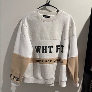 *SOLD* White Fox Boutique Colorblock Sweatshirt